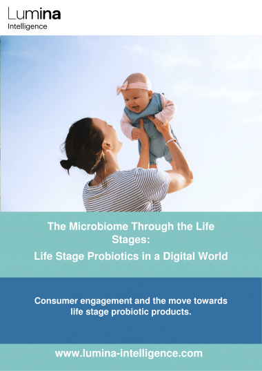 Lifestage probiotics whitepaper - Lumina Intelligence-01 Microbiome through the life stages probiotics in a digital world